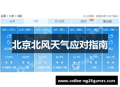 北京北风天气应对指南