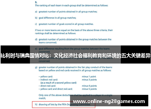 比利时与瑞典国情对比：文化经济社会福利教育和环境的五大关键差异