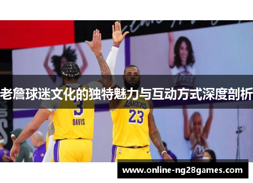 老詹球迷文化的独特魅力与互动方式深度剖析